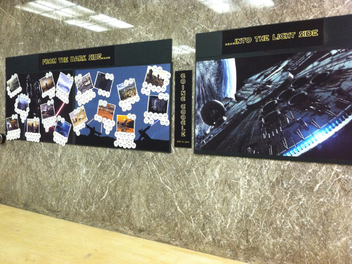 Posters on a Wall