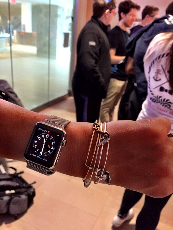 Wearable smart technology in the showcase