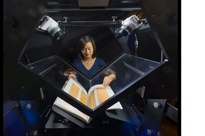 Figure 2. The Internet Archive’s Table Top Scribe, a Portable, Low-Cost Scanner