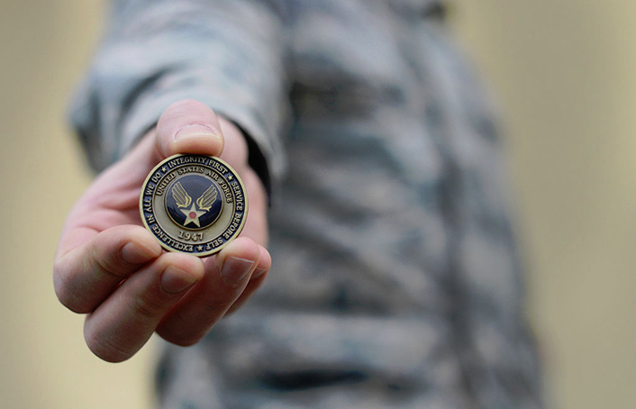 Figure 5. Airman's coin, 2015