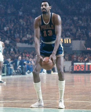 Figure 1. Wilt Chamberlain's granny shot