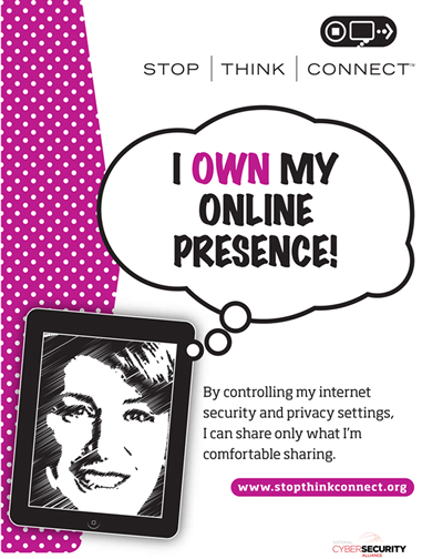 Online Presence poster graphic