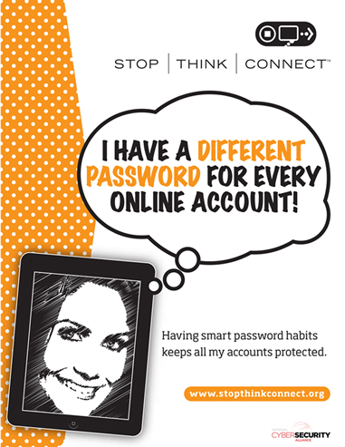 Different Passwords poster graphic