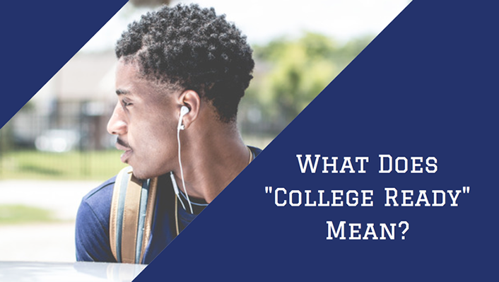 photo of student with blog title overlaid