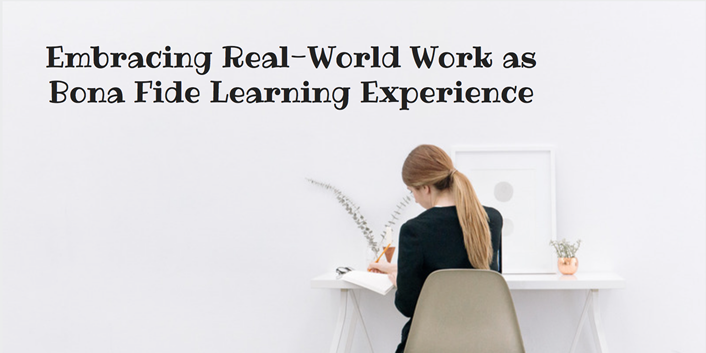 photo of woman at desk writing in book with blog title overlaid on it