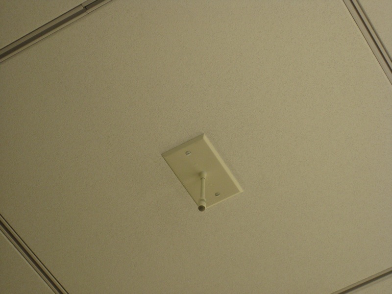45. Tiny ceiling microphone
