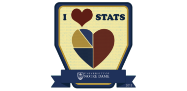 Figure 1. I Heart Stats digital badge; click on the badge image to see the metadata (description, criteria, and recipients)
