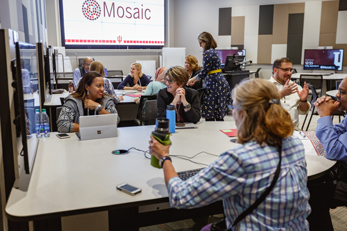 Figure 7. The Mosaic Institute welcomes a new cohort of Mosaic Fellows from IUPUI.
