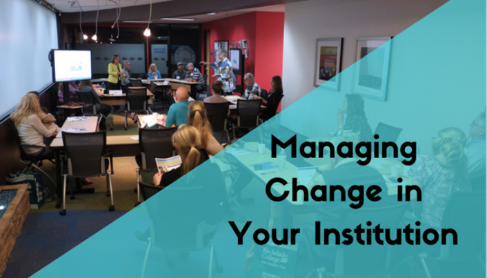 Managing Change in Your Institution - meeting room photo