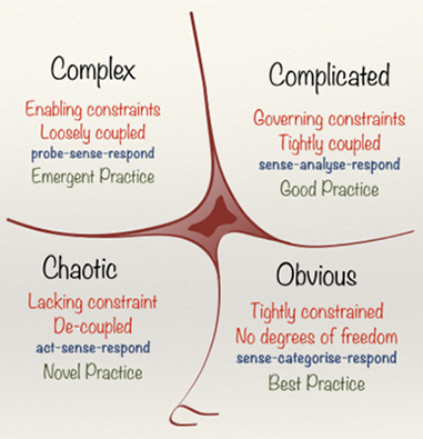 Assessing complexity graphic
