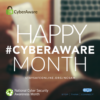 Happy #CyberAware Month