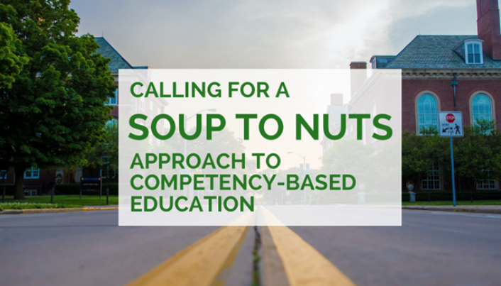 Calling for a 'Soup to Nuts' Approach to Competency-Based Education - photo of residential street