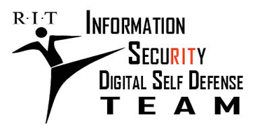 Rochester Institute of Technology (RIT) Information Security Digital Self Defense Team logo