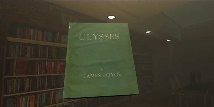 photo of cover of James Joyce's Ulysses