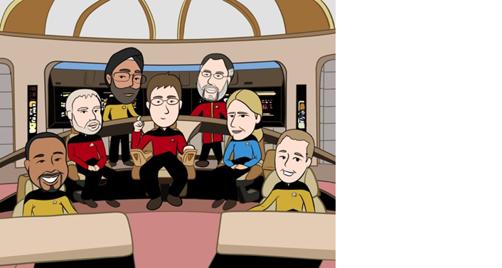 Star Trek cartoon characters