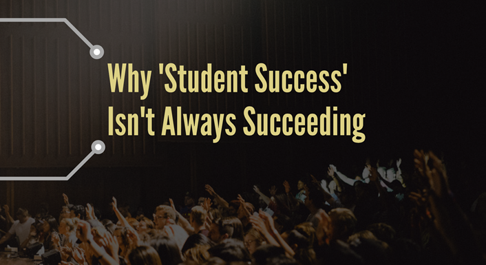 photo of people in an auditorium raising their hands, with blog title overlaid on it