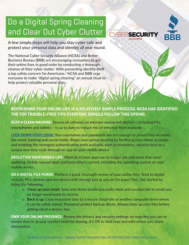 Do a Digital Spring Cleaning and clear out Cyber Clutter