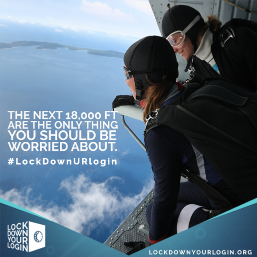 The next 18,000 FT are the only thing you should be worried about. #lockdownURlogin Lock Down Your Login