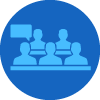 people in classroom icon
