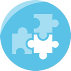 jigsaw puzzle pieces icon