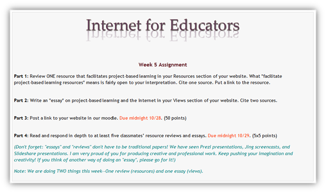 Digital Portfolios In The Age Of The Read Write Web Educause