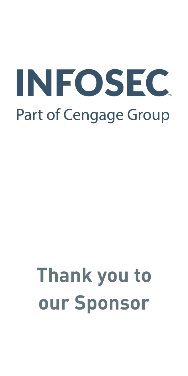 INFOSEC | Part of Cengage Group. Thank you to our Sponsor