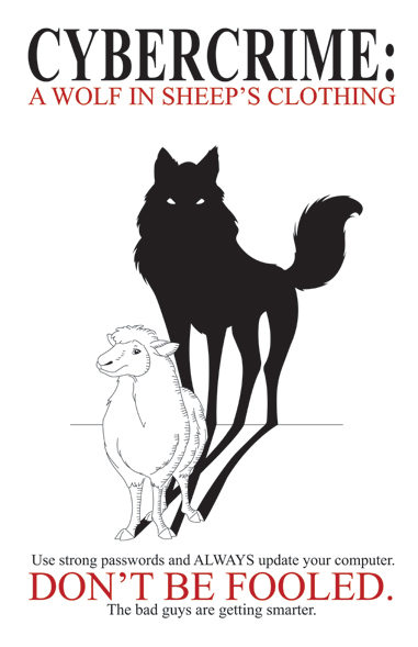 Wolf in sheep's clothing poster